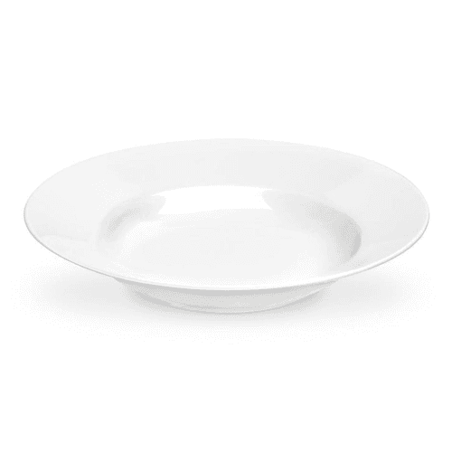 Image showing the Serendipity Set of 4 Soup Plates, D23cm, White product.