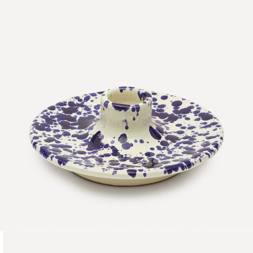 Image showing the Splatter Candle Holder, Blueberry product.