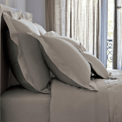 Triomphe - 300 Thread Count Cotton Sateen Standard Pillowcase, 50 x 75cm, Platine
