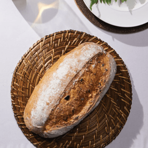 Pair of placemats, 28cm, Bamboo