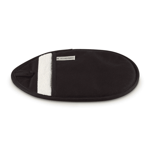 Image showing the Textiles Pot holder with storage magnet, Black product.