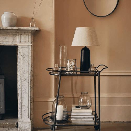 Image showing the Holbrook Table Lamp, H28cm, Black product.