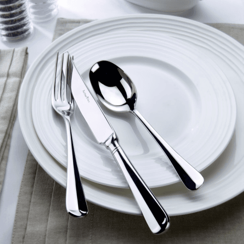 Image showing the Rattail 7 piece place setting, Stainless Steel product.