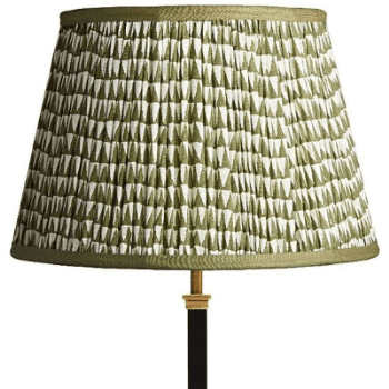 Image showing the Straight empire Shade, 35cm, green product.