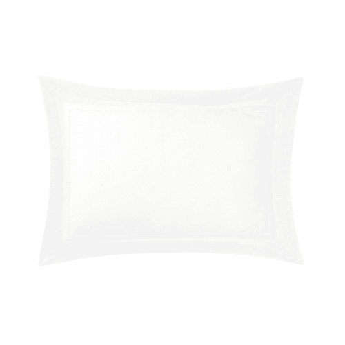 Image showing the Lutece - 300 Thread Count Egyptian Cotton Sateen King pillowcase, 50 x 90cm, Blanc product.