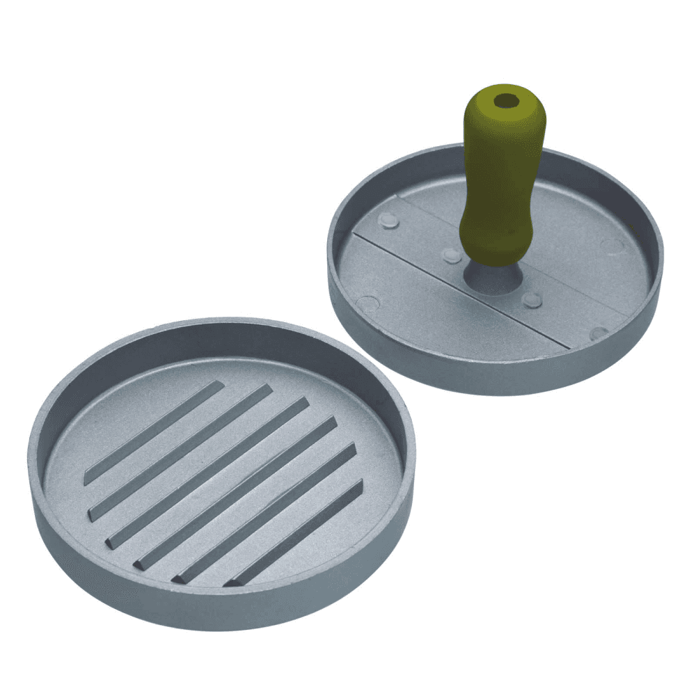 Quarter pounder burger press