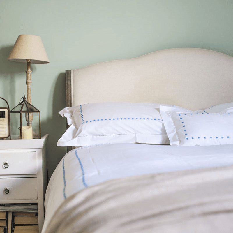 Dots King Size Duvet Cover, Blue