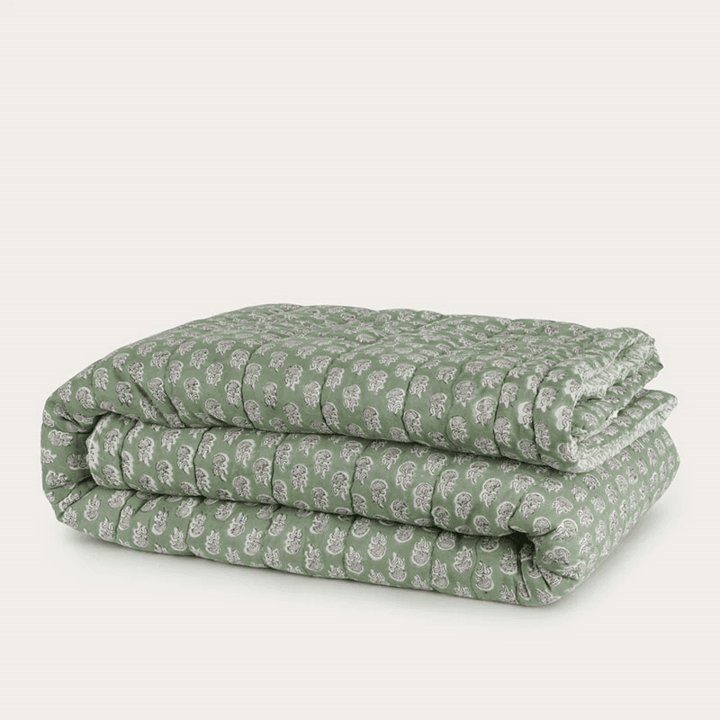 Myla Bedspread, 260 x 240, Green