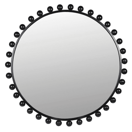 Image showing the Bobble Mirror, D98cm, Black product.