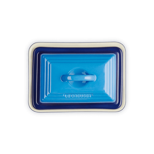 Image showing the Stoneware Butter Dish, Azure product.