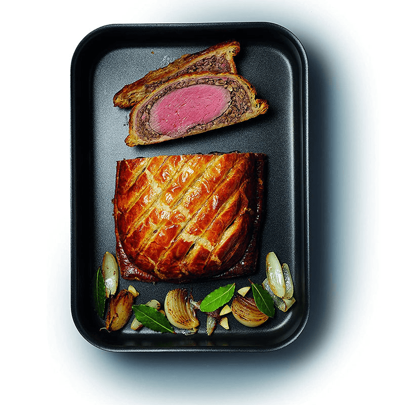 Professional non-stick hard anodised roasting pan