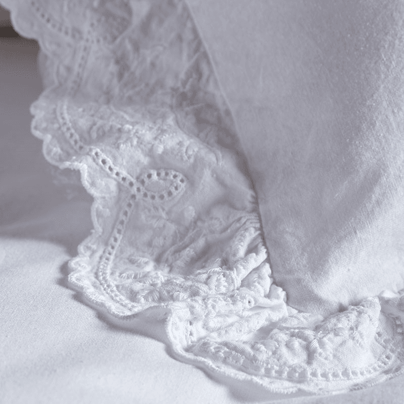 Elsie Pillowcase, Standard, White
