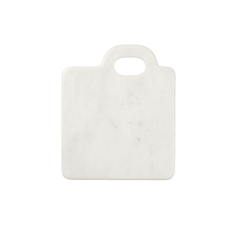 Olina Marble Chopping Board, W26 x L30cm, White