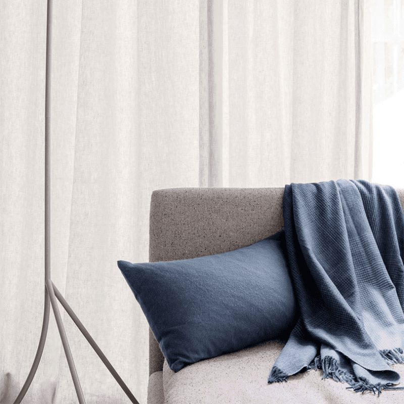 Horizon Throw, H200cm x W130cm, Dark Blue