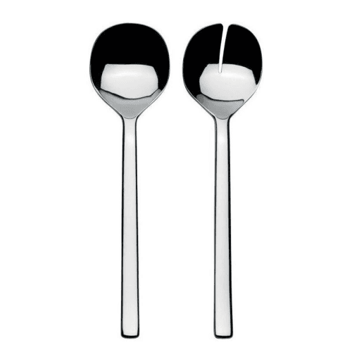 Image showing the Ovale by Ronan & Erwan Bouroullec Salad servers, 25cm, stainless steel mirror finish product.