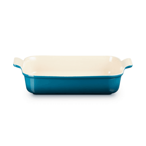 Image showing the Stoneware Rectangular dish, 3.85L, Deep Teal product.