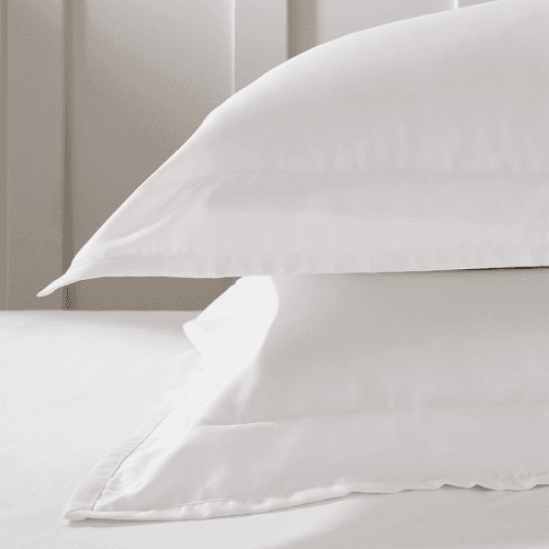 Image showing the Somerton Standard Oxford Pillowcase, White product.