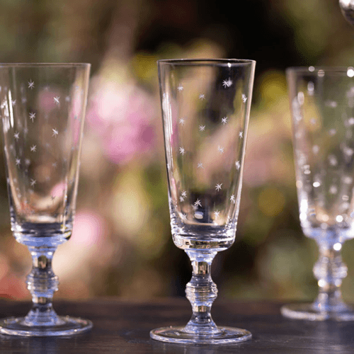 Image showing the Stars Champagne Flute, Set of Four, 180ml product.