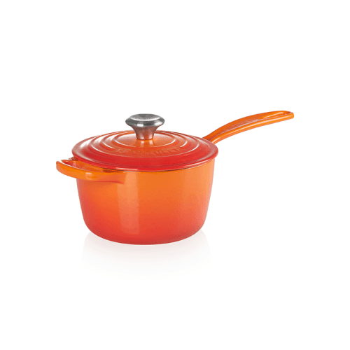 Image showing the Signature Cast Iron Saucepan, 16cm, Volcanic product.