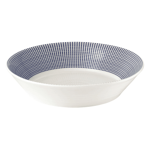 Image showing the Pacific - Dot Pasta bowl, 22cm, Blue product.
