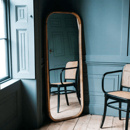 Image showing the Walter Mirror, H153cm, Natural product.