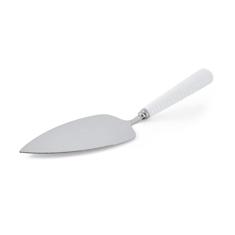 Cake Server, White/Silver