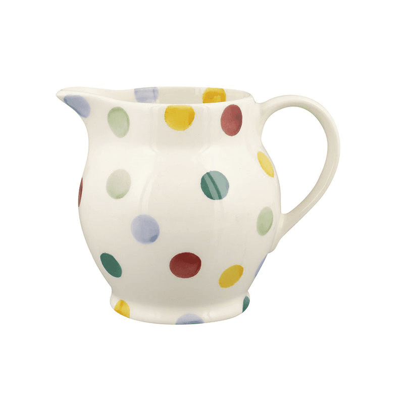Polka Dot Jug, 315ml, Cream