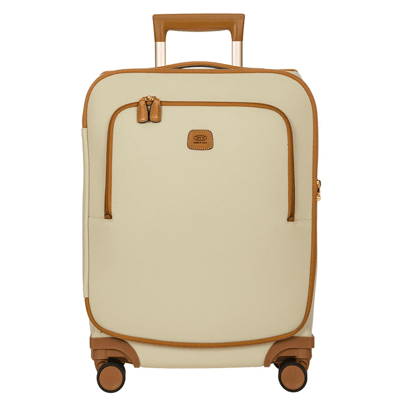 Firenze Carry-on Suitcase, H55 x L40 x W23cm, Cream
