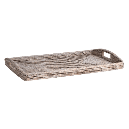 Image showing the Ashcroft Medium breakfast tray, L64 x W43 x H9cm, Rattan product.