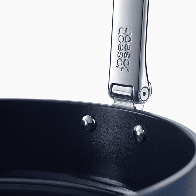 Space Folding Frying Pan, 28cm, Midnight Blue
