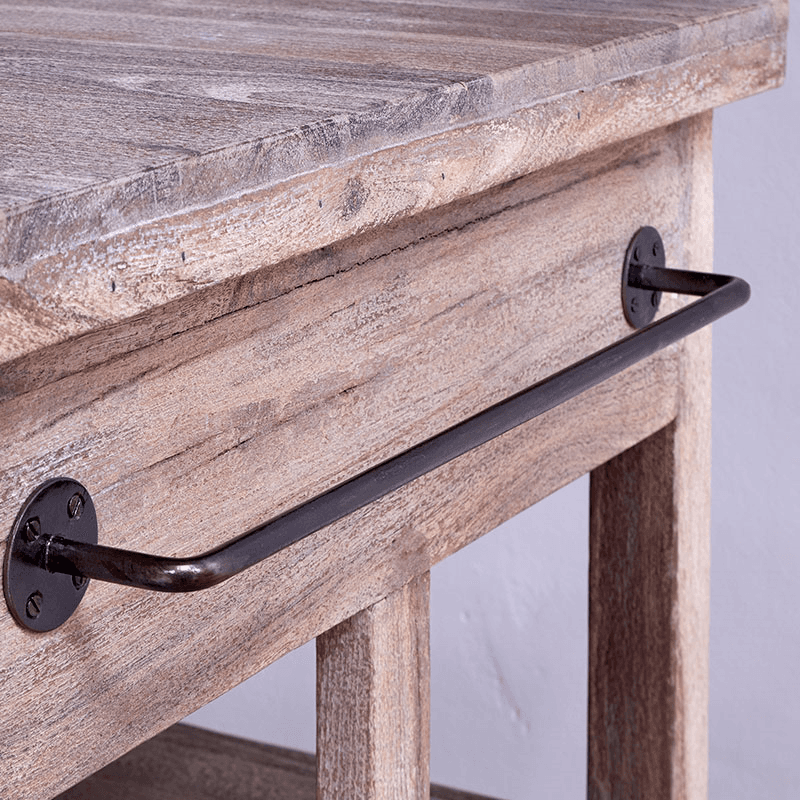 Tivu Butchers Block, H94cm, Reclaimed Wood