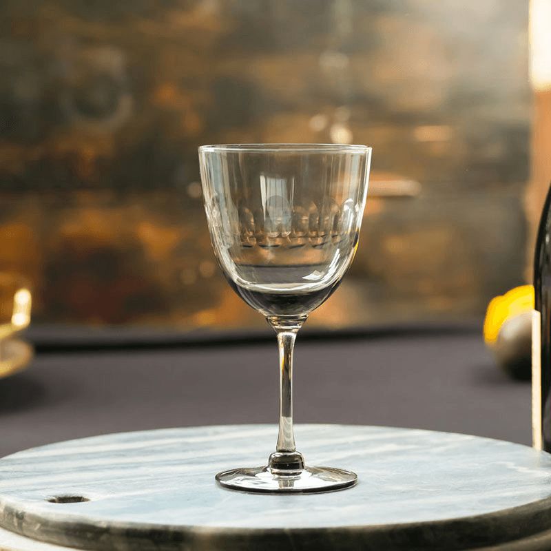 Lens Set of 4 Wine Glasses, 250ml, Smoky