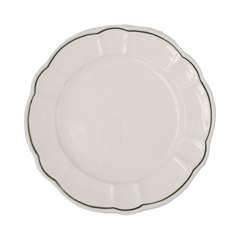 Romilly Set of 4 Dinner Plates, D28cm, Green