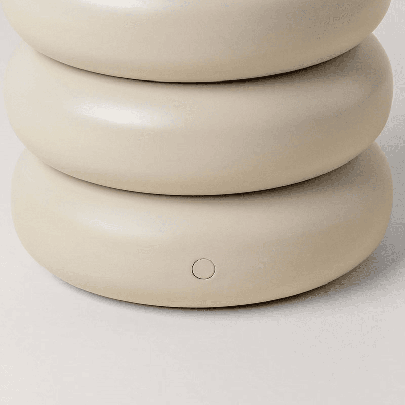 Tube Cordless Table Lamp, H20cm, Sand