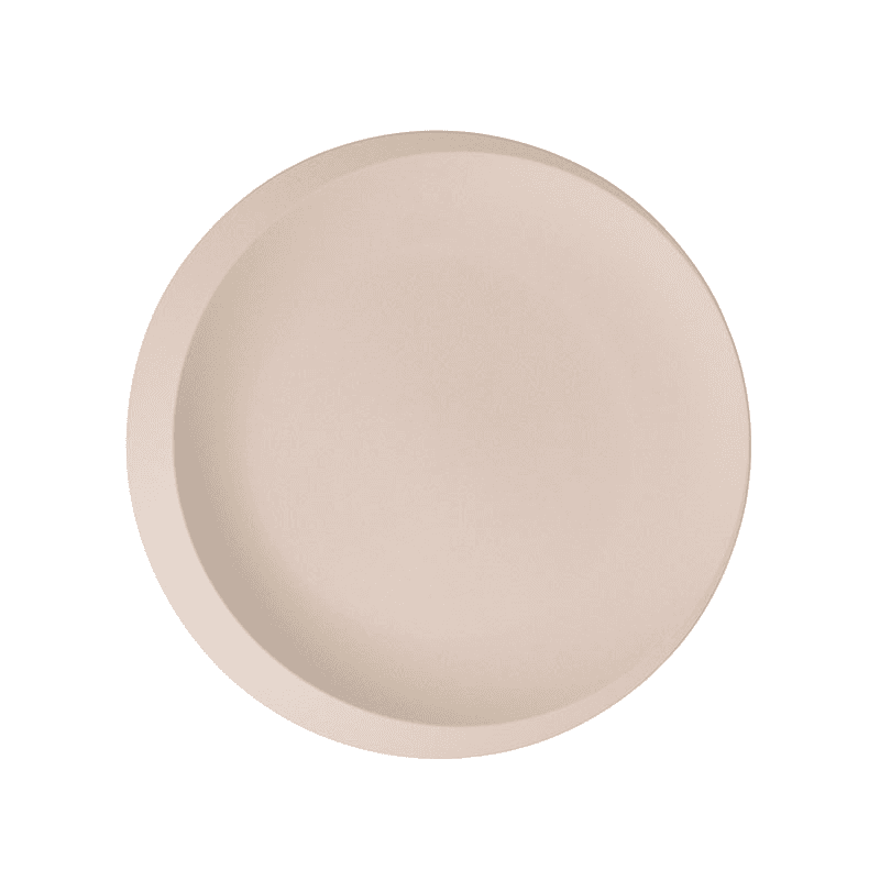 New Moon Tray, D37cm, Beige