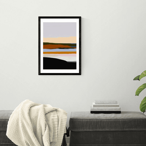 Image showing the Ana Rut Bre Peaceful Calm of Evening I Framed Print, 63 x 45cm, Multi product.