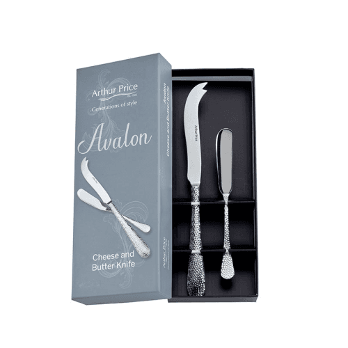 Image showing the Avalon 2 Piece Cheese and Knife Set, Stainless Steel product.