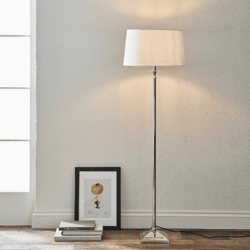 Hanover Floor Lamp With Lucile Shade, H154.5cm, Warm White
