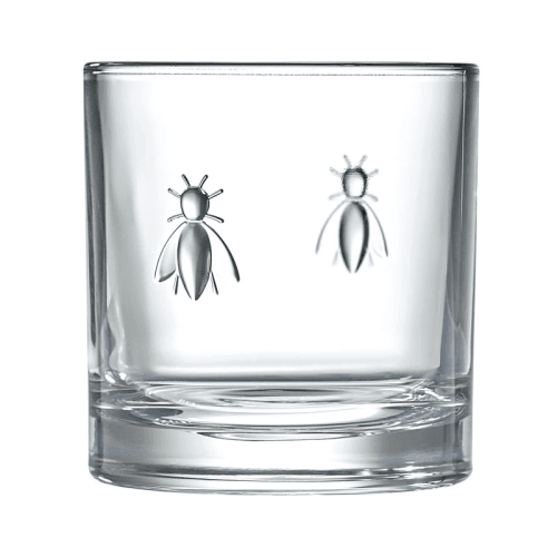 Image showing the Bee Set of 4 Tumblers, 320ml, Clear product.