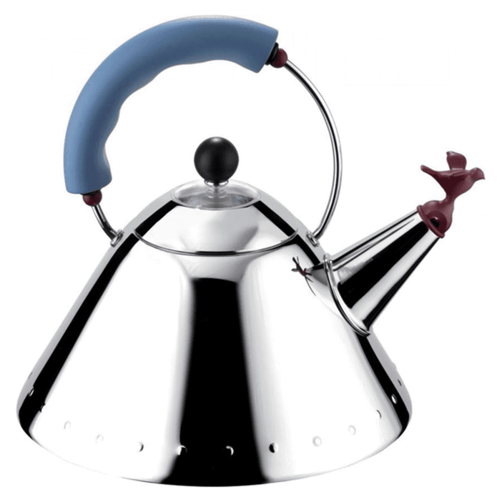Michael Graves Kettle, Blue Handle And Red Whistle