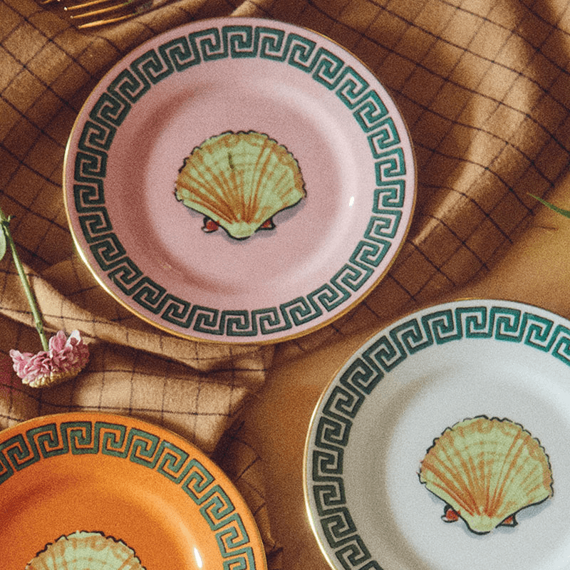 Il Viaggio Di Nettuno Plate, D16cm, Pink