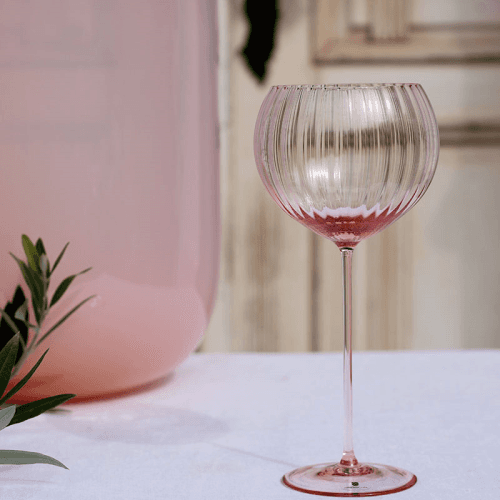 Image showing the Lyon Set of 2 Red Wine Glasses, 580ml, Rosa product.