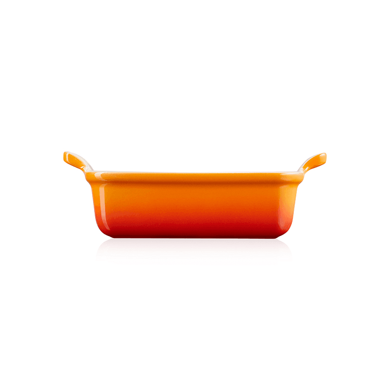 Stoneware Rectangular dish, 19 x 14cm - 1 litre, volcanic
