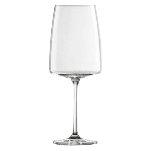 Image showing the Vivid Senses Set of 2 Crystal Large Bordeaux Red Wine Glasses, 660ml, Clear product.