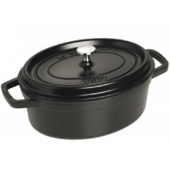 Image showing the Cocotte, Cast Iron, Oval, Black, 27cm product.