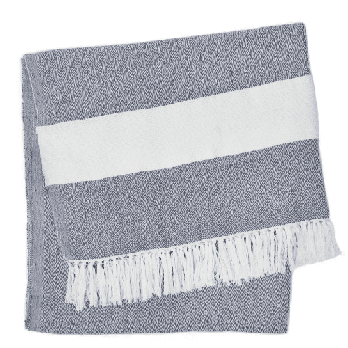 Image showing the Hammam Throw 200 x 100cm, Navy product.