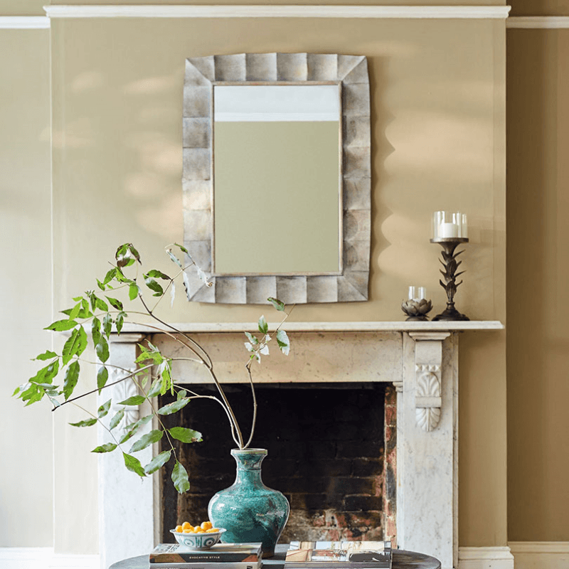 Okean Mirror, H103 x W76cm, Distressed Grey
