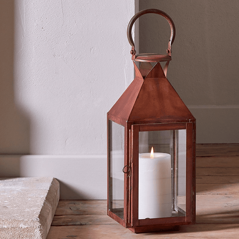 Isko Lantern, H37cm, Rust