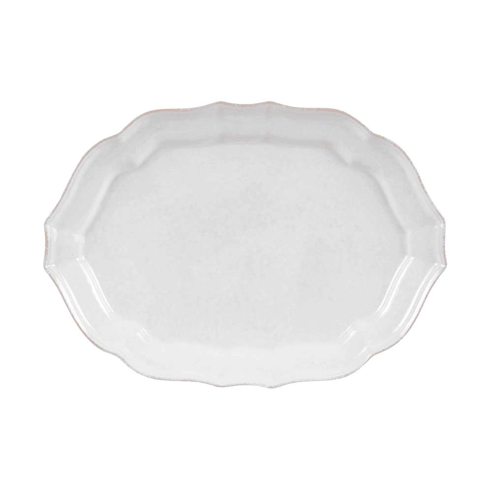 Impressions Medium oval platter, L35 x W26cm, White