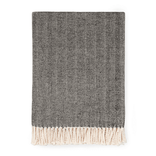 Image showing the Celine Throw, W130 x L180cm, Black product.